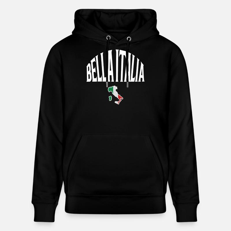 Bella Italia - Sweat à capuche bio CRUISER Stanley/Stella Unisexe - noir