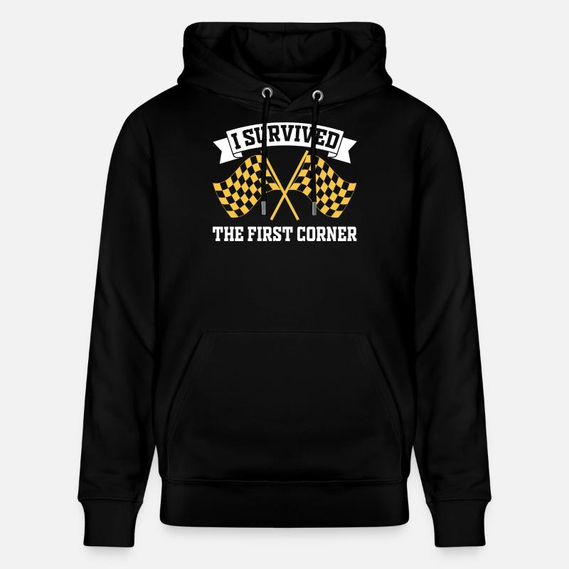 J’ai survécu au premier virage - Sweat à capuche bio CRUISER Stanley/Stella Unisexe - noir