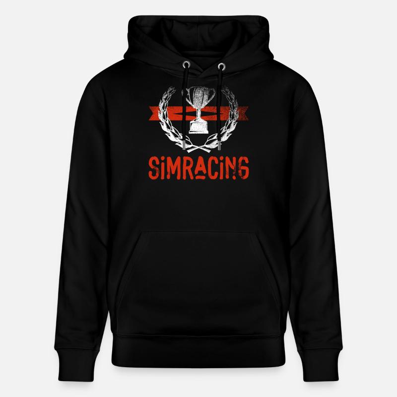 Emblème du trophée Sim Racing - Sweat à capuche bio CRUISER Stanley/Stella Unisexe - noir