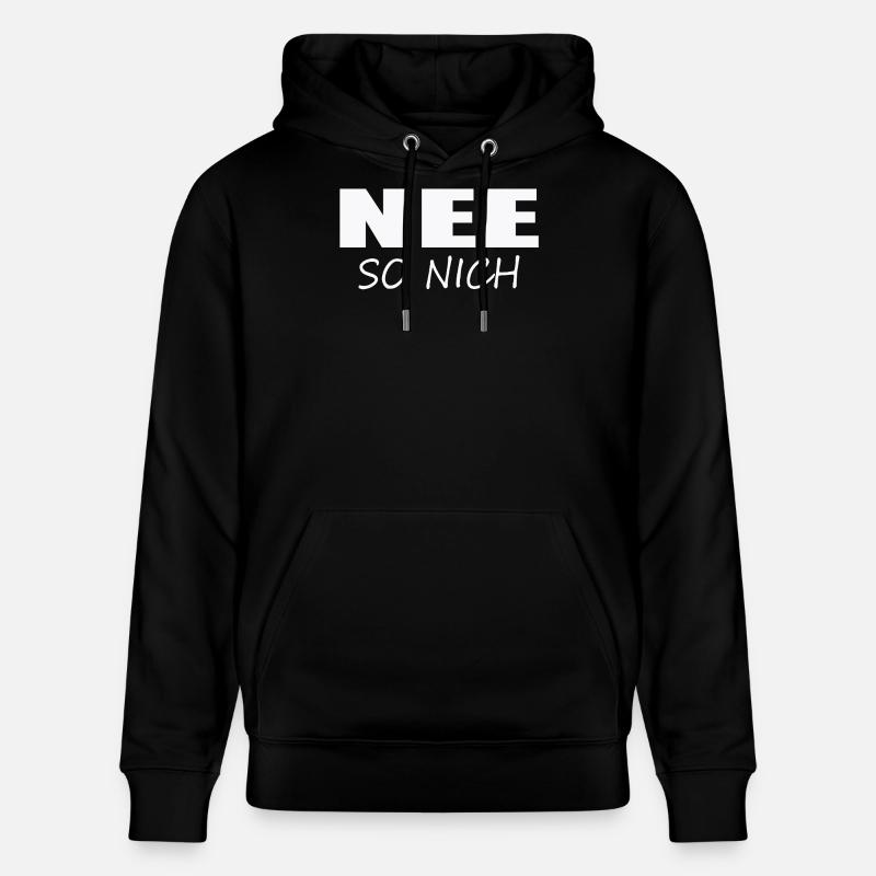 NEE - SO NICH - Stanley/Stella Unisex Bio-Hoodie CRUISER - Schwarz