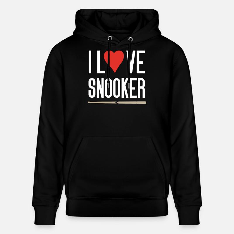 J’adore le snooker - Sweat à capuche bio CRUISER Stanley/Stella Unisexe - noir