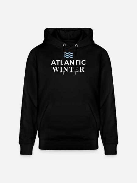 ATLANTEA - Atlantic Winter Edition - Stanley/Stella CRUISER Unisex Organic Hoodie - black