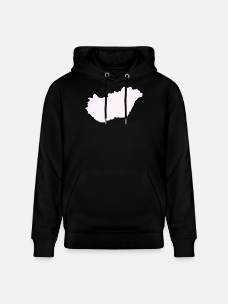 Hungary Country - Stanley/Stella CRUISER Unisex Organic Hoodie - black