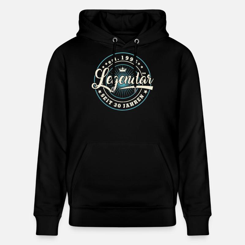 30e anniversaire - Légendaire pour le cadeau de 30 ans - Sweat à capuche bio CRUISER Stanley/Stella Unisexe - noir