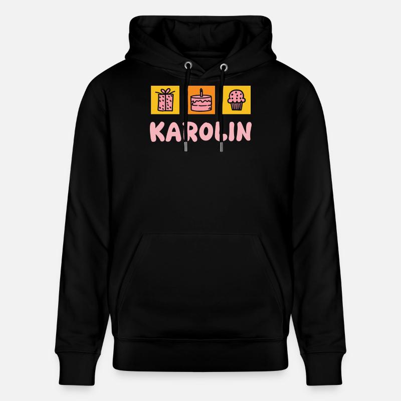 Karolin comme prénom - Sweat à capuche bio CRUISER Stanley/Stella Unisexe - noir