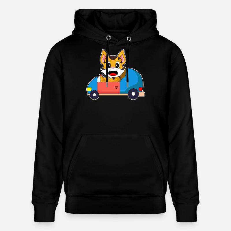 Tiger Car - Sweat à capuche bio CRUISER Stanley/Stella Unisexe - noir