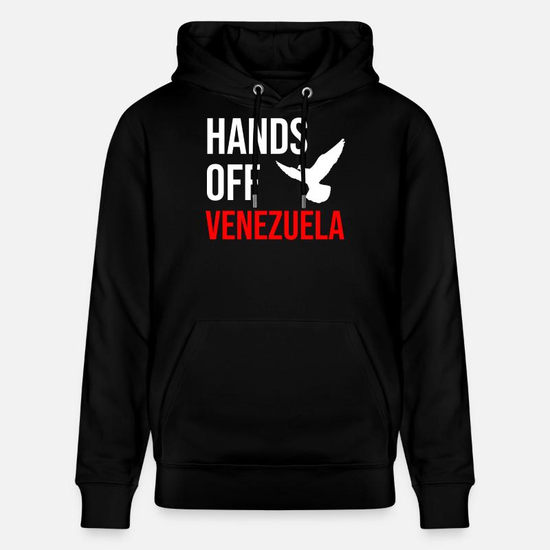 TOUCHE PAS AU VENEZUELA - Sweat à capuche bio CRUISER Stanley/Stella Unisexe - noir
