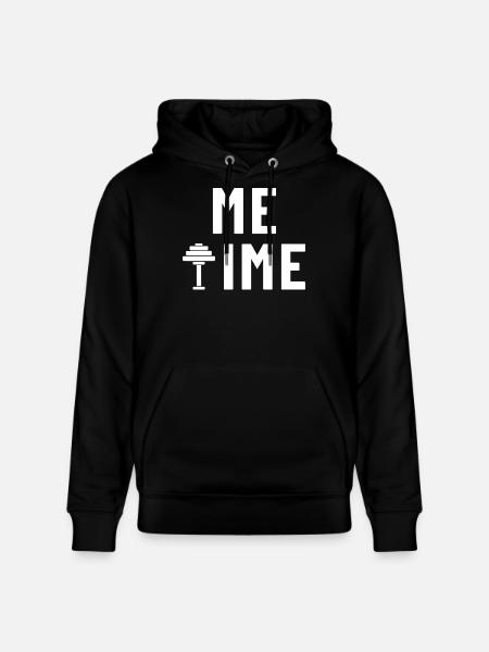 Me Time Dumbbell Gym - Stanley/Stella CRUISER Unisex Organic Hoodie - black