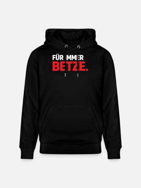 Forever Betze – Kaiserslautern Statement Shirt - Stanley/Stella CRUISER Unisex Organic Hoodie - black