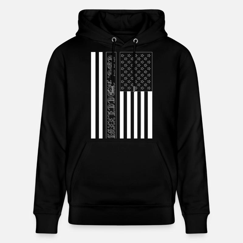 Est. MDCCLXXVI Drapeau des États-Unis - Sweat à capuche bio CRUISER Stanley/Stella Unisexe - noir