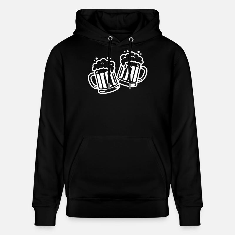 Bierkrug Prost Comic Bier - Stanley/Stella Unisex Bio-Hoodie CRUISER - Schwarz