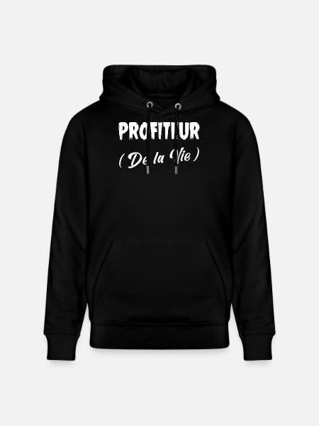 PROFITEUR (DES LEBENS)! - Stanley/Stella Unisex Bio-Hoodie CRUISER - Schwarz