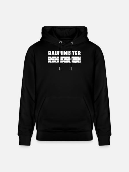 BAUMINISTER - Stanley/Stella Unisex Bio-Hoodie CRUISER  - Schwarz