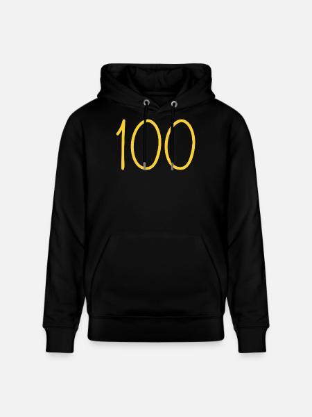 100 - Stanley/Stella CRUISER Unisex Organic Hoodie - black