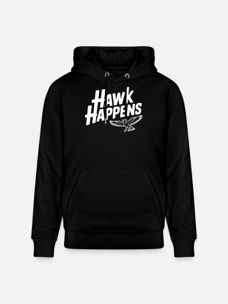 Hawk Happens - Stanley/Stella Unisex Bio-Hoodie CRUISER - Schwarz
