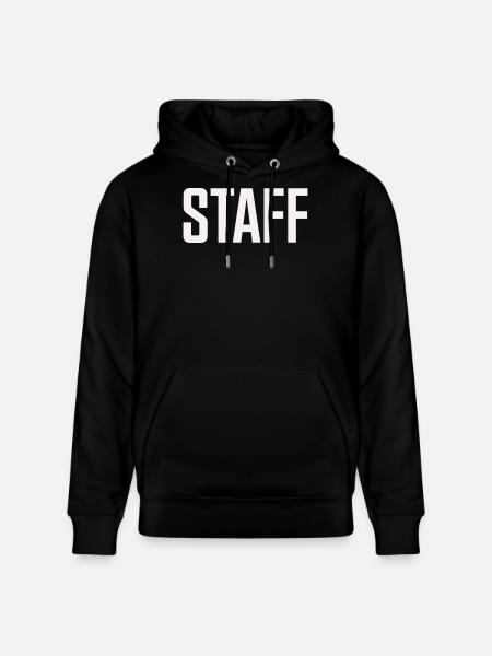 Staff - Stanley/Stella Unisex Bio-Hoodie CRUISER - Schwarz