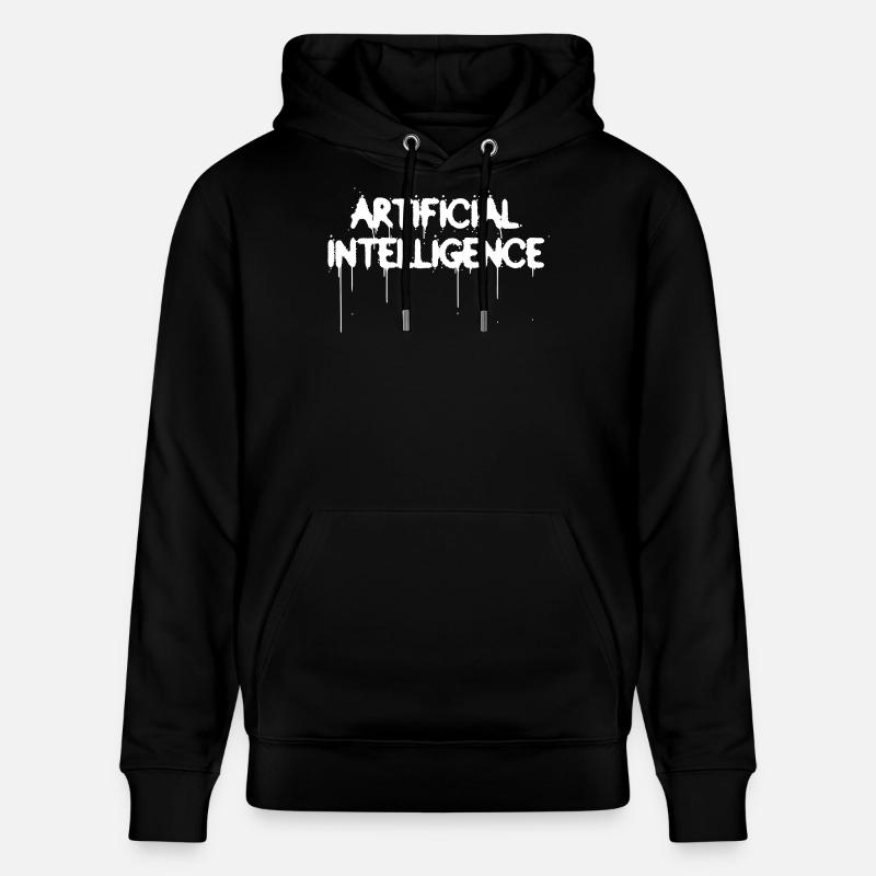 Artificial Intelligence Graffiti AI - Stanley/Stella Unisex Bio-Hoodie CRUISER  - Schwarz
