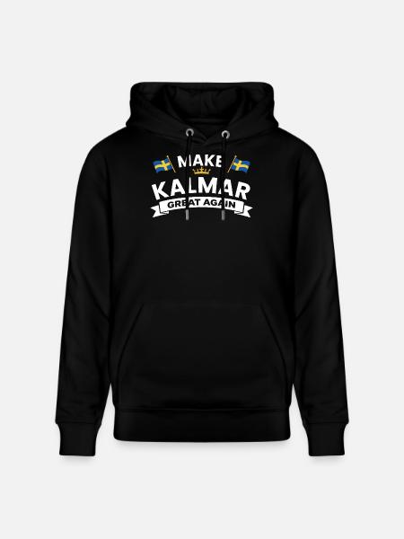 Making Kalmar great again - Stanley/Stella CRUISER Unisex Organic Hoodie - black