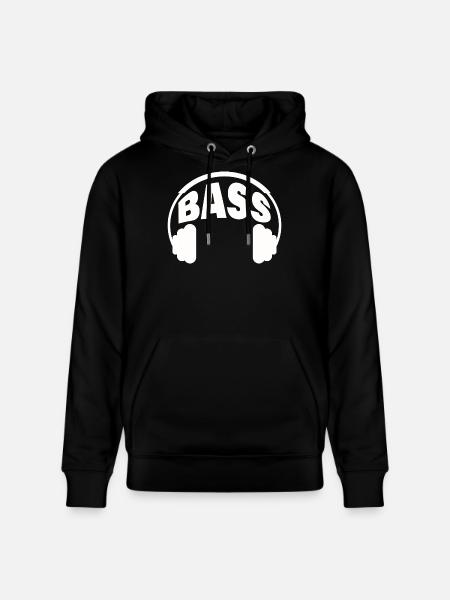 Basse - Sweat à capuche bio CRUISER Stanley/Stella Unisexe - noir