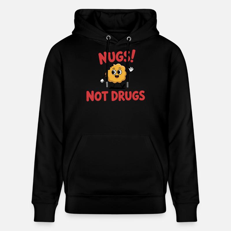 Pépites, pas de drogue - T-shirt drôle - Sweat à capuche bio CRUISER Stanley/Stella Unisexe - noir