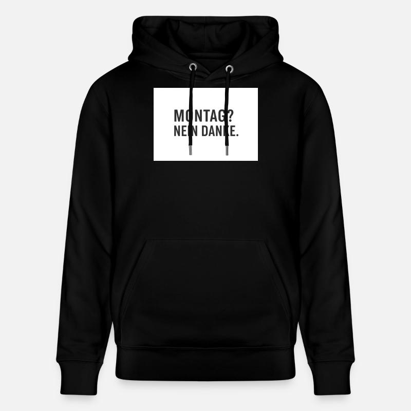 Lundi? Non merci. - Sweat à capuche bio CRUISER Stanley/Stella Unisexe - noir