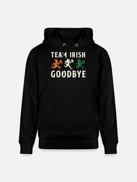 Team Irish Abschied St. Patrick's Day - Stanley/Stella Unisex Bio-Hoodie CRUISER  - Schwarz