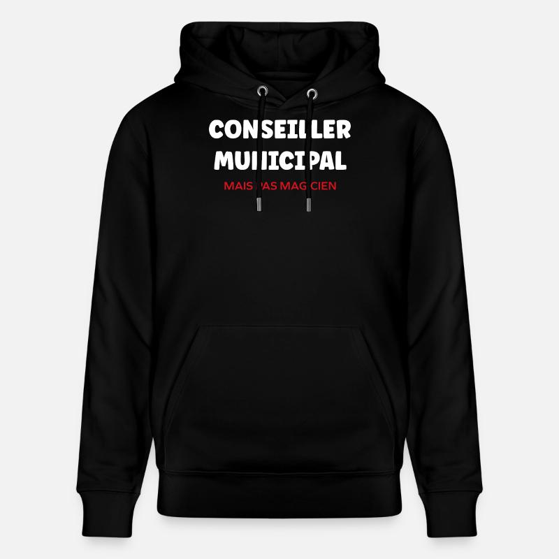 Gemeinderat - Stanley/Stella Unisex Bio-Hoodie CRUISER  - Schwarz