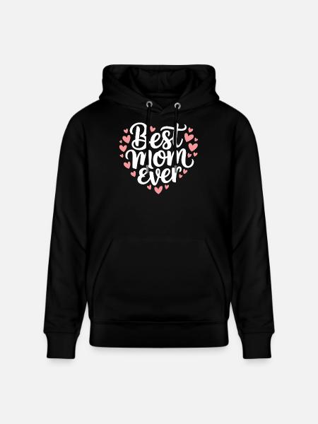 Die beste Mutter aller Zeiten - Stanley/Stella Unisex Bio-Hoodie CRUISER - Schwarz