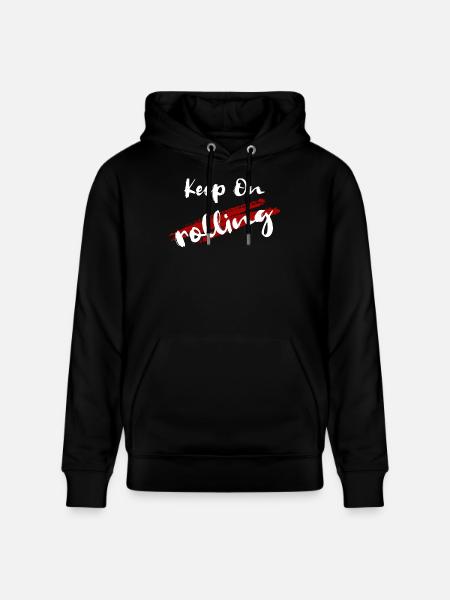 keep on - Stanley/Stella CRUISER Unisex Organic Hoodie - black