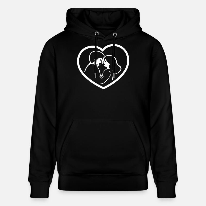 Relation de couple - Sweat à capuche bio CRUISER Stanley/Stella Unisexe - noir