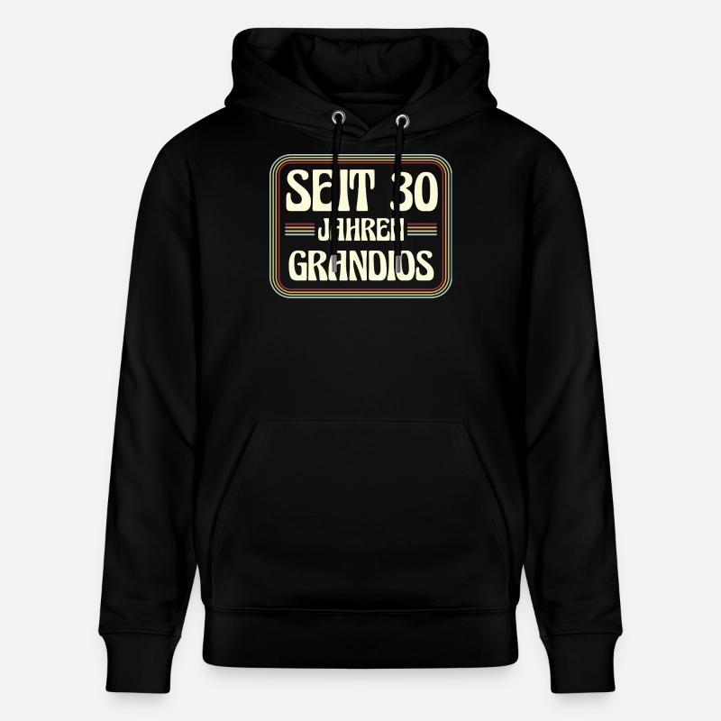 30 ans Anniversaire 30 - Sweat à capuche bio CRUISER Stanley/Stella Unisexe - noir