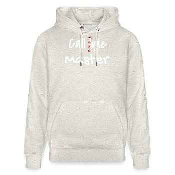 Master 2026 Graduation Graduation - Stanley/Stella CRUISER Unisex Organic Hoodie - heather oatmeal - Front - Alina (178cm) & Michal (187cm)