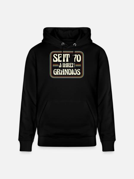 70 ans Anniversaire 70 - Sweat à capuche bio CRUISER Stanley/Stella Unisexe - noir