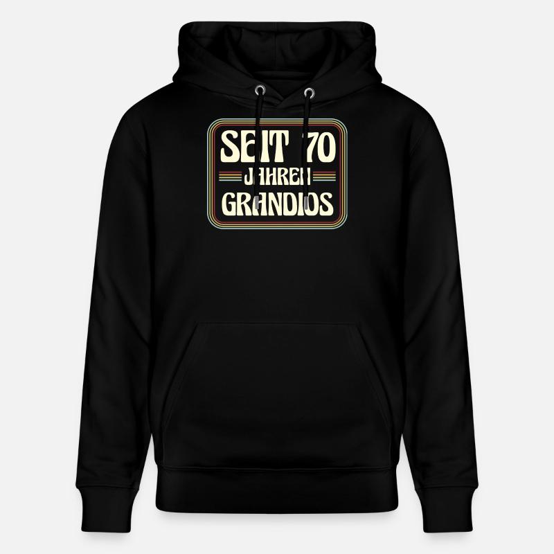70 ans Anniversaire 70 - Sweat à capuche bio CRUISER Stanley/Stella Unisexe - noir
