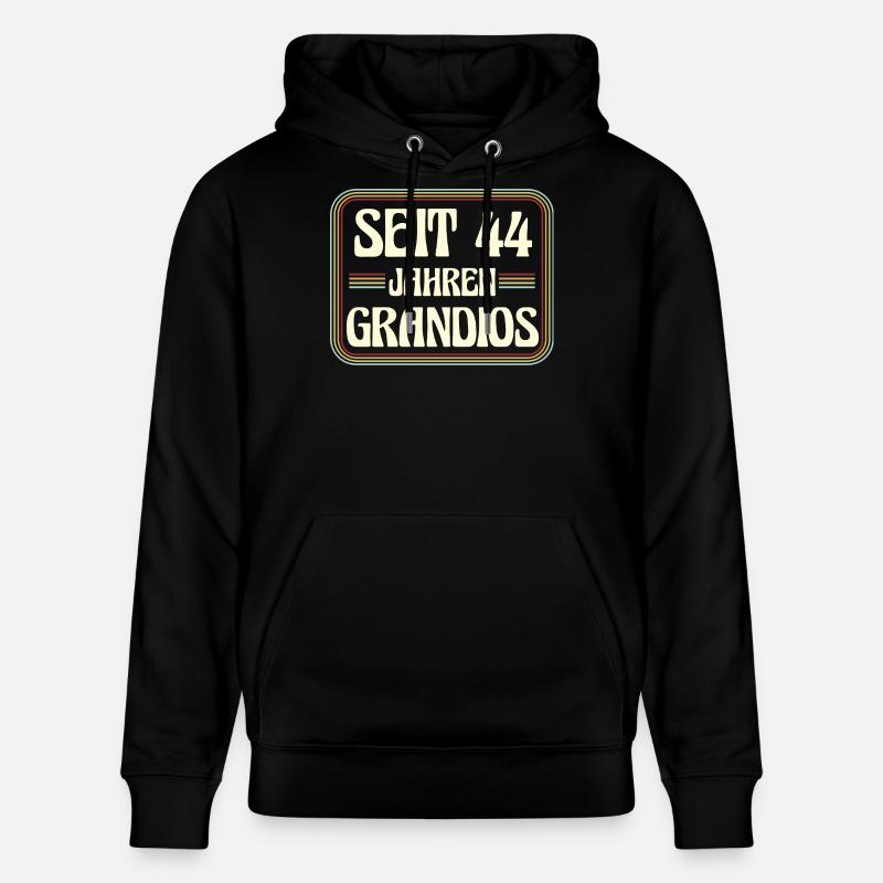 44 ans Anniversaire 44e anniversaire - Sweat à capuche bio CRUISER Stanley/Stella Unisexe - noir