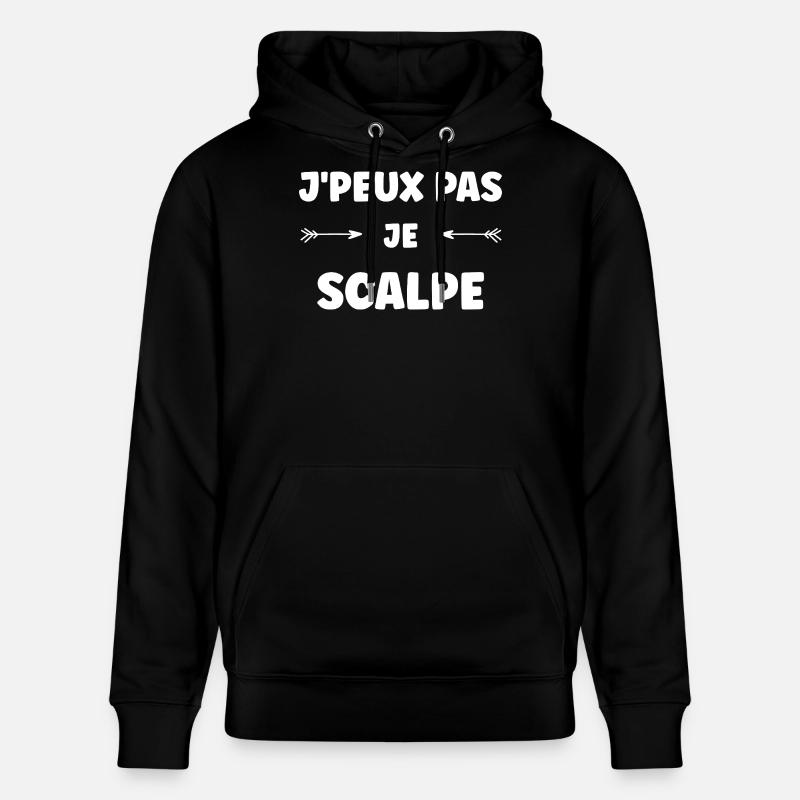 Je peux pas je scale - Sweat à capuche bio CRUISER Stanley/Stella Unisexe - noir