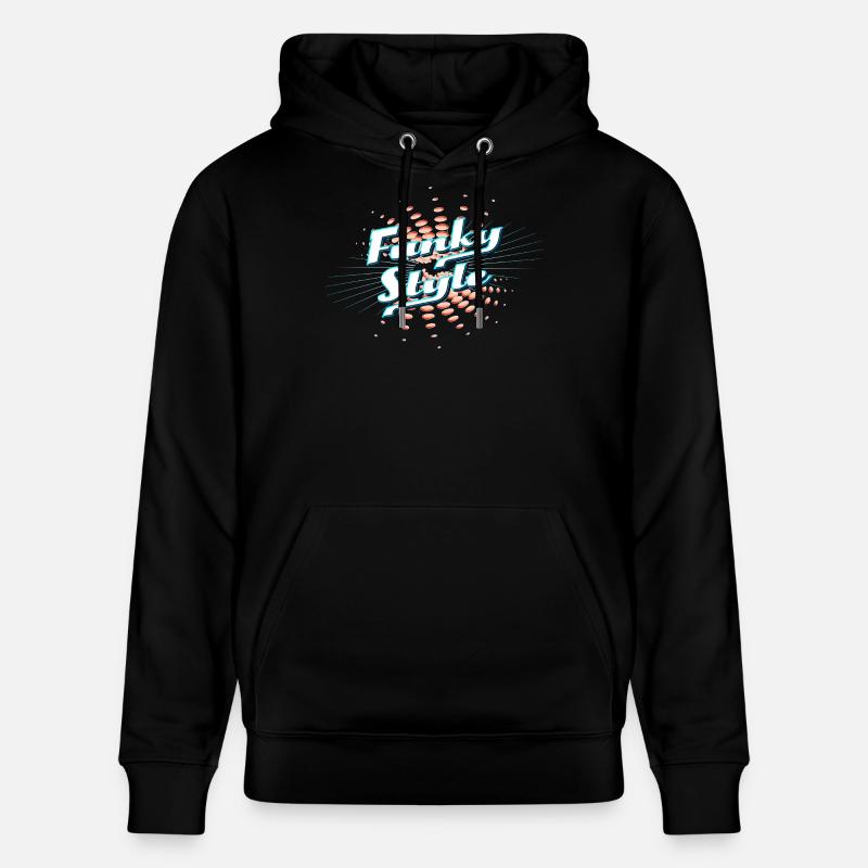 Funky Style Neon Explosion - Stanley/Stella Unisex Bio-Hoodie CRUISER  - Schwarz