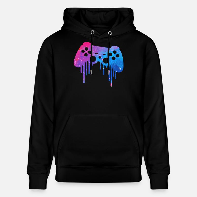 Éclaboussure de jeu - Sweat à capuche bio CRUISER Stanley/Stella Unisexe - noir