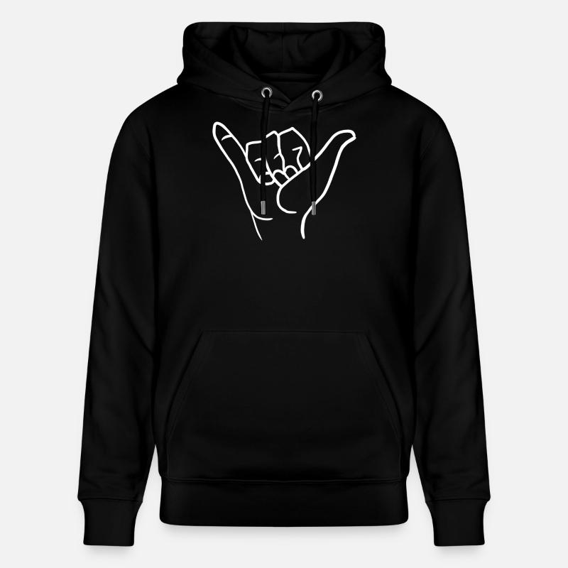 Panneau Shaka Surf - Sweat à capuche bio CRUISER Stanley/Stella Unisexe - noir