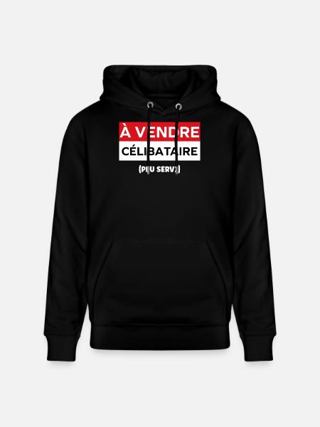 bachelor - Stanley/Stella CRUISER Unisex Organic Hoodie - black