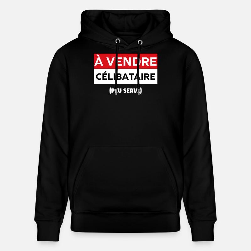 célibataire - Sweat à capuche bio CRUISER Stanley/Stella Unisexe - noir