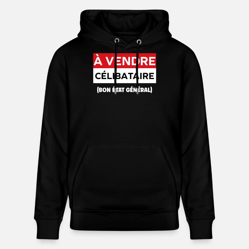 célibataire - Sweat à capuche bio CRUISER Stanley/Stella Unisexe - noir