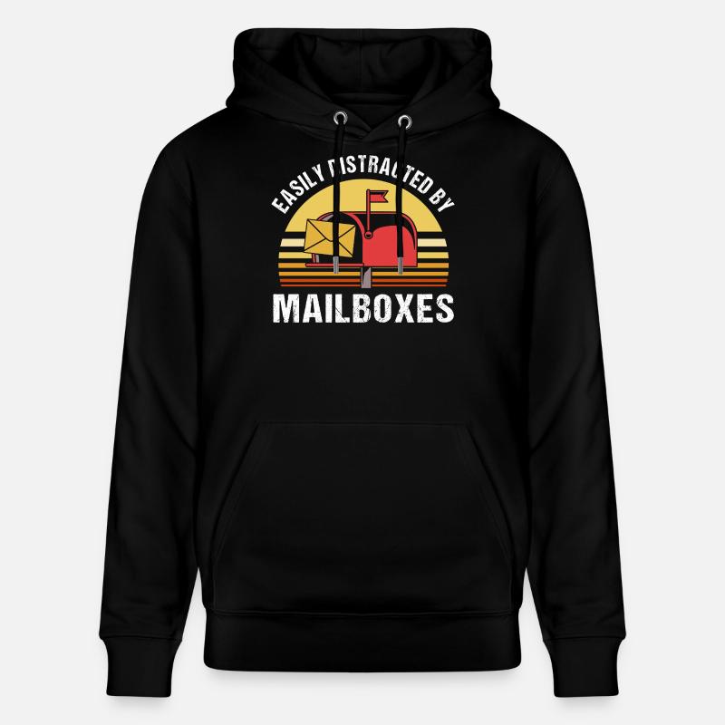 Poste postale - Sweat à capuche bio CRUISER Stanley/Stella Unisexe - noir