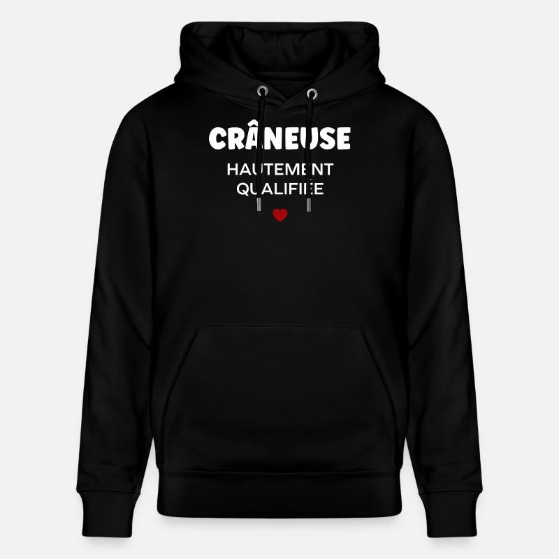 craneuse - Sweat à capuche bio CRUISER Stanley/Stella Unisexe - noir