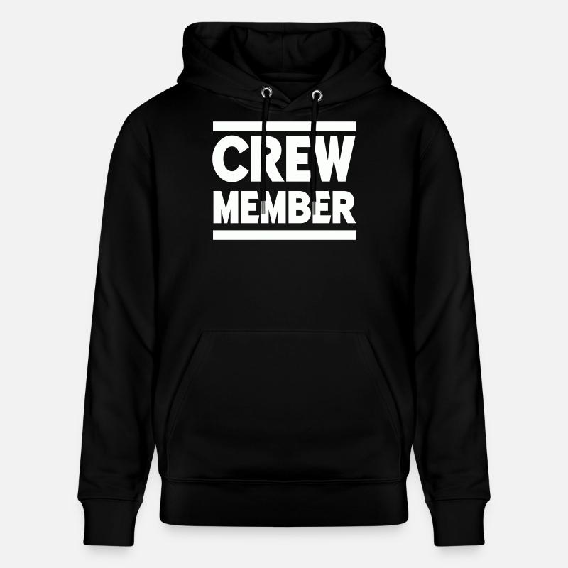 membre d’équipage - Sweat à capuche bio CRUISER Stanley/Stella Unisexe - noir