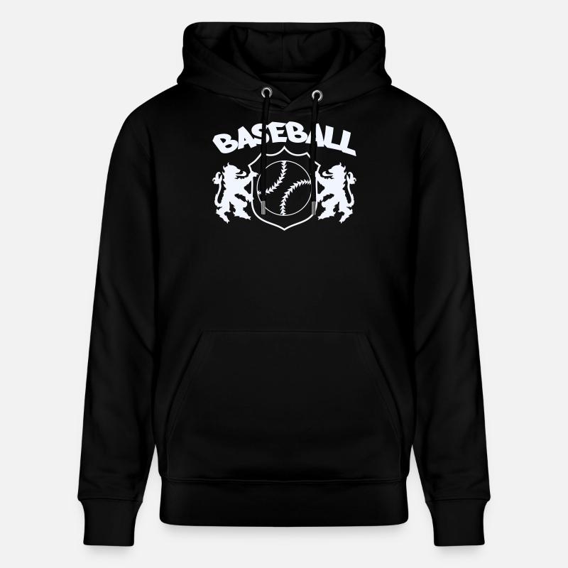 Blason du baseball - Sweat à capuche bio CRUISER Stanley/Stella Unisexe - noir
