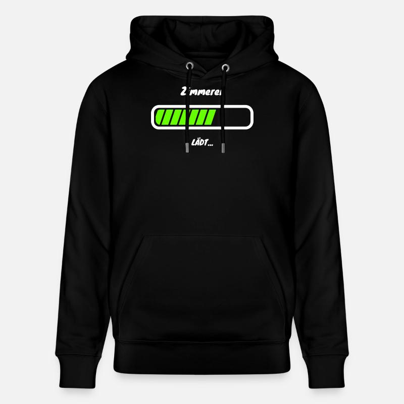 Zimmerer Handwerker Beruf Witziger Spruch - Stanley/Stella Unisex Bio-Hoodie CRUISER  - Schwarz