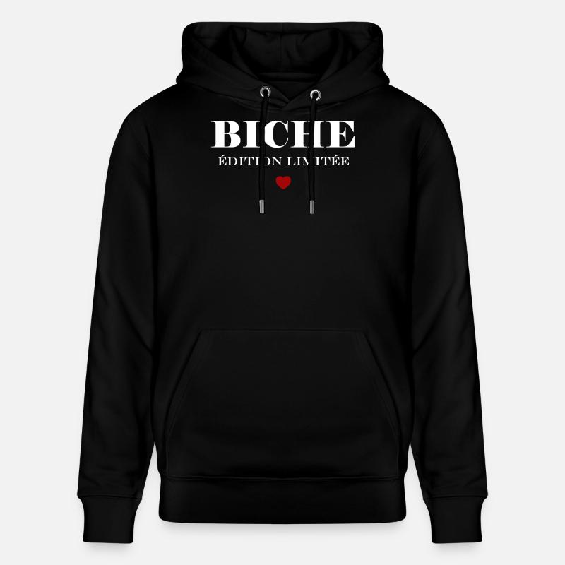 Hirschkuh - Stanley/Stella Unisex Bio-Hoodie CRUISER  - Schwarz