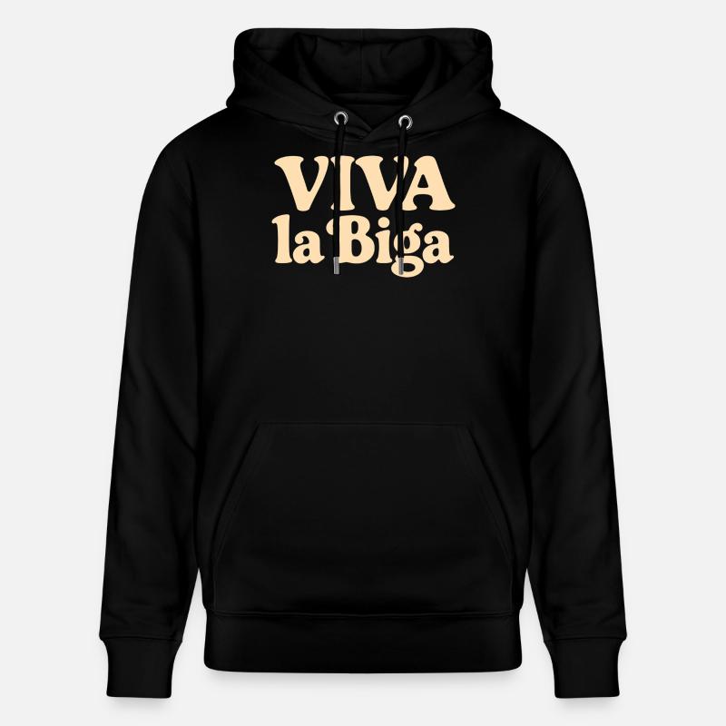 Viva la Biga - Vive la pâte pré-pâte ! - Sweat à capuche bio CRUISER Stanley/Stella Unisexe - noir