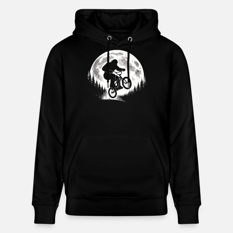 Saut BMX Bigfoot - Sweat à capuche bio CRUISER Stanley/Stella Unisexe - noir